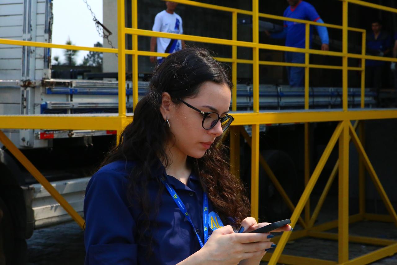 Isa na AL Indústria — evento de campo