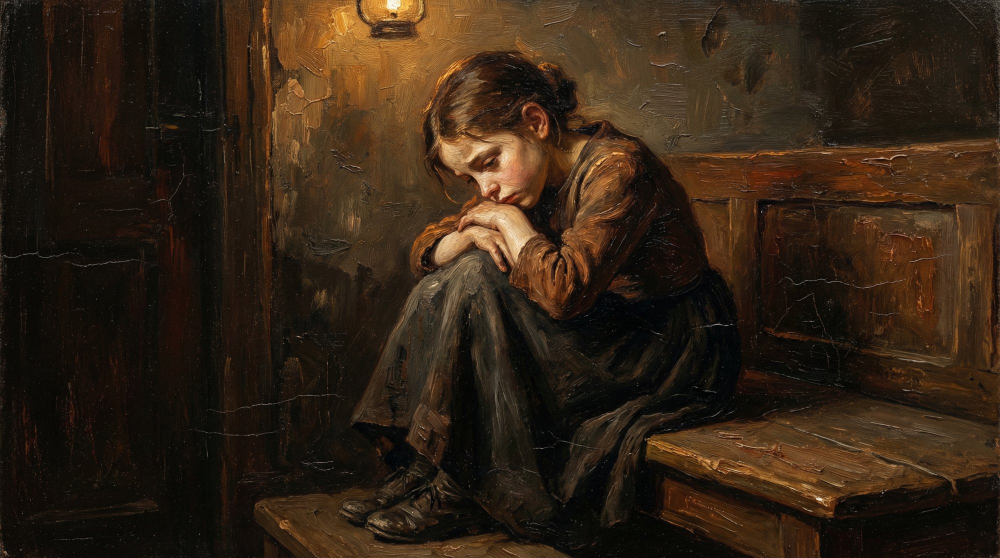 Menina triste — IA